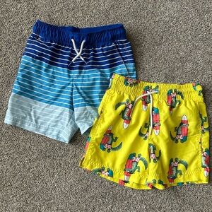 Boys Old Navy swim trunks bundle set